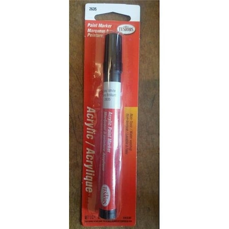 Testors Testors Paints TES2635C Gloss White - Acrylic Paint Marker TES2635C